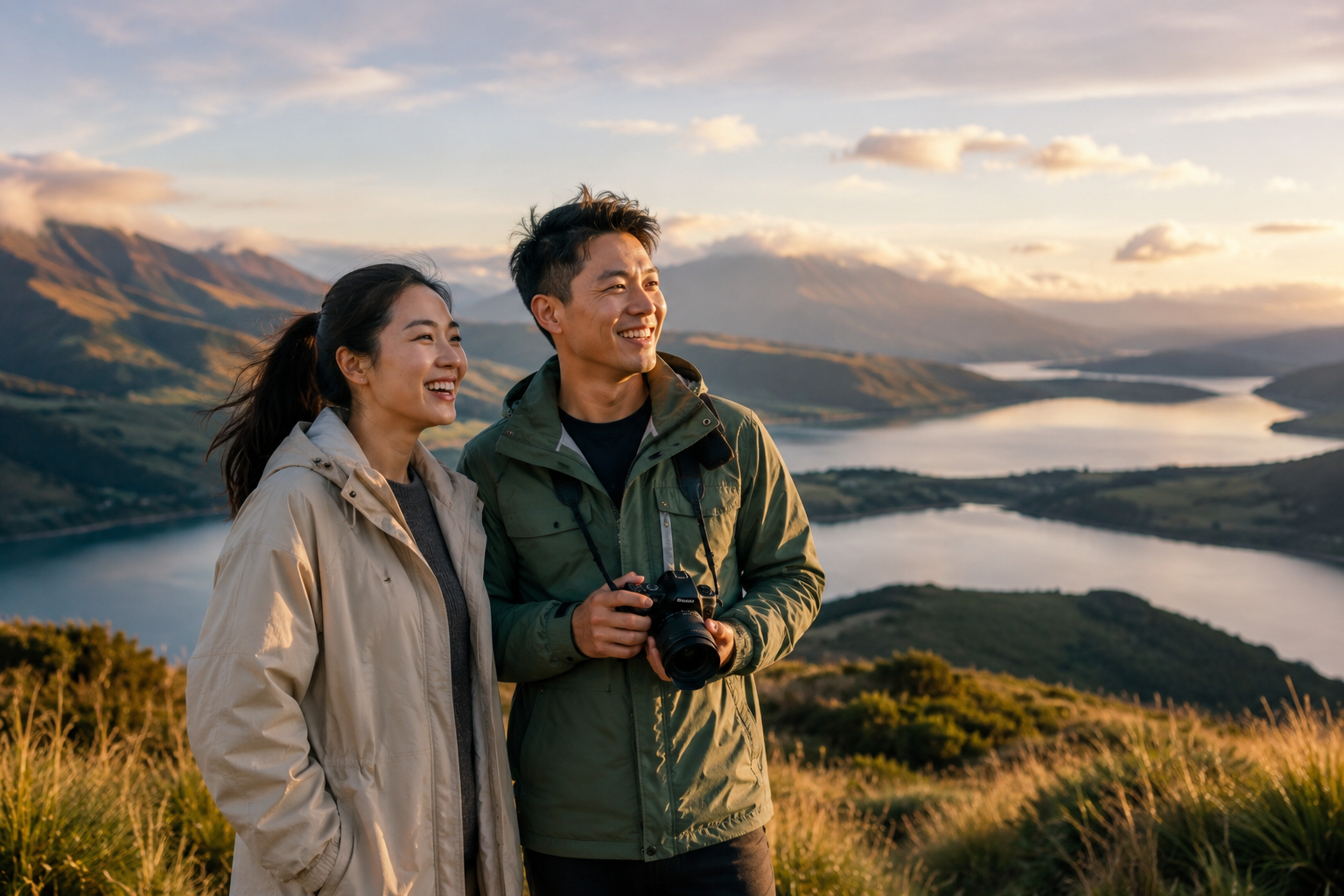 Chinese visitors in a NZ tourism setting